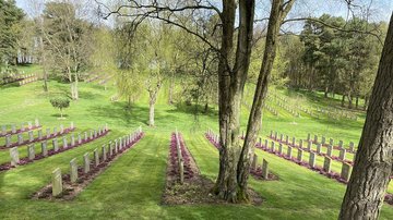 Totale des Friedhofs